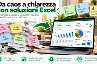 create a custom excel financial model and dashboard