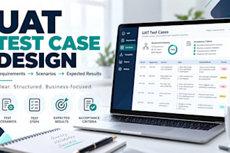 create professional uat test cases and acceptance criteria