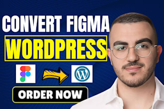 convert figma to wordpress business website with responsive pixel perfect design