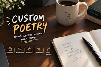 write heartfelt and creative poems for you