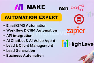 setup, make com automation make com made com fix make scenario n8n automation