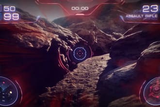 design stunning game ui ux design, menu, gui, hud in unreal engine, unity ui