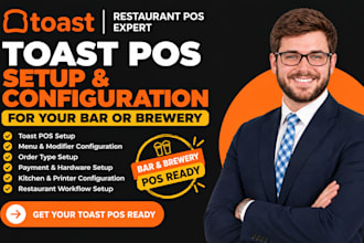 set up and configure toast pos for your bar or brewery