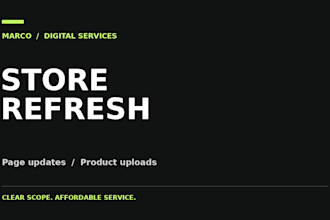 update your shopify store content products and page layout