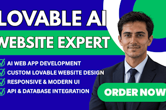 lovable website development ai web app design