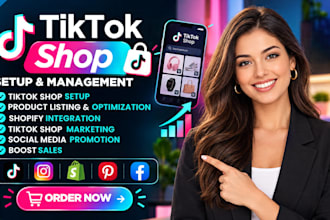 setup tik tok shop, tik tok affiliate and tiktok shop ads