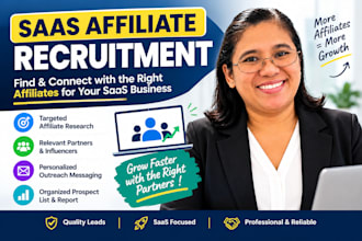 recruit targeted saas affiliates for your affiliate program