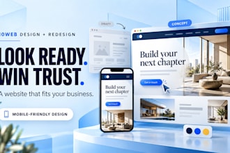 build or redesign your 10web wordpress business builder website and landing page