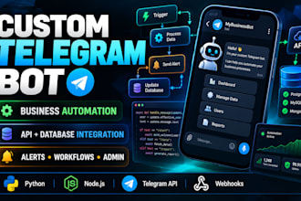 build a custom telegram bot for business automation