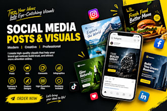 create professional social media post design