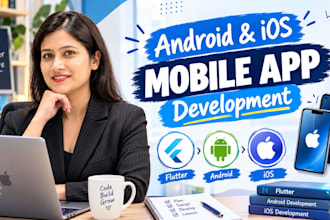 do android, ios ai mobile app development as flutter dev
