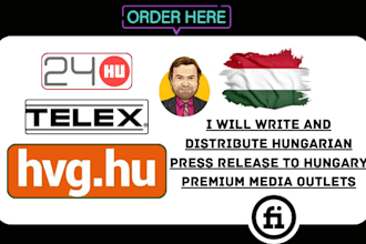 write and distribute hungarian press release to hungary premium media outlets