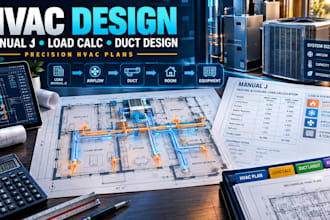 do hvac load calculation, manual j and duct design