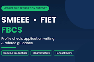prepare your smieee, fiet and fbcs application with referee guidance
