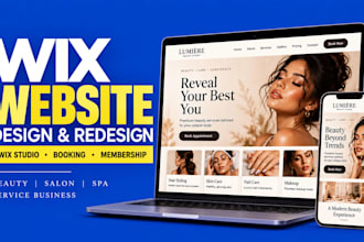 do wix website redesign wix website design wix studio membership beauty website