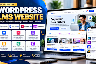 build a professional wordpress lms website with tutor lms