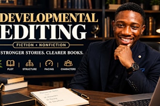 professionally edit your novel self help book or memoir