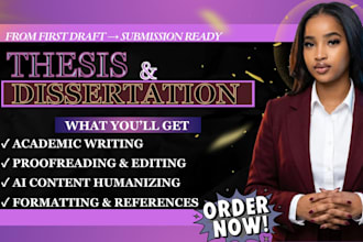 edit, proofread and format your thesis or dissertation in apa 7th edition