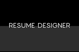create a professional and modern resume CV
