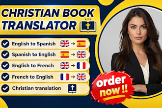translate christian book english spanish french translation