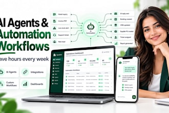build ai agents, automation workflows and custom dashboards