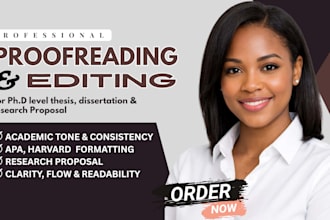 manually proofread and edit phd thesis, dissertation and phd research proposal