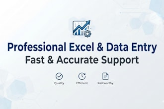 do professional excel data entry and administrative support