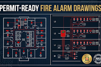 design permit ready fire alarm drawings per nfpa 72 and as 1670