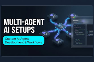 build custom multi agent ai setup and ai agent development automation workflow
