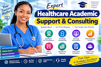 perform healthcare data analysis, statistical modeling in spss, and metric