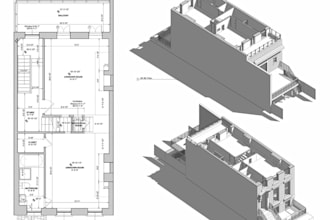 turn point cloud to revit bim model, digital civil engineer building,4d 5d model