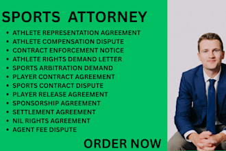 be your ca, ny, georgia sports lawyer for athlete rights and contract disputes