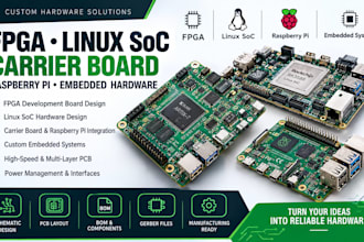 design fpga, linux soc, carrier board, raspberry pi, embedded hardware systems