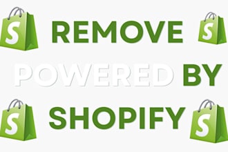 remove powered by shopify from your store footer fast