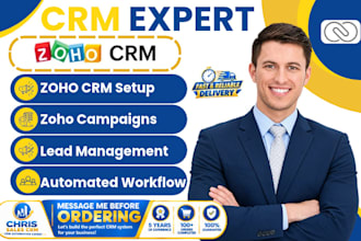 do zoho CRM setup manufacturing automation inventory zoho campaign zoho one form