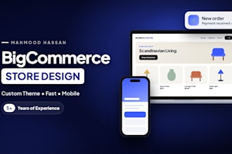 build bigcommerce store, bigcommerce website or stencil theme customization