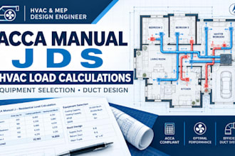 perform acca manual j d s hvac load calculations