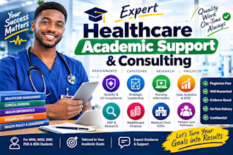 analyze healthcare financial models, revenue cycle workflows,  health economics