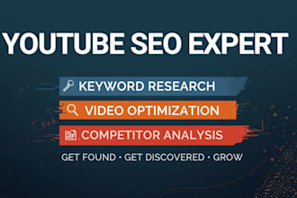 do youtube SEO, keyword research and video optimization for better visibility