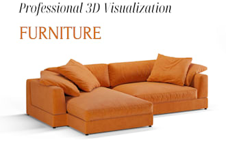 do 3d modeling and visualisation of furniture, sofa, chair, bed, cabinet, table
