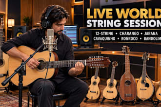 play 12string guitar jarana cavaquinho ronroco bandolim charango