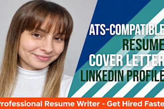 design a modern and ats resume that gets you hired