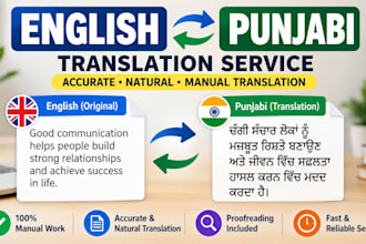 translate english to punjabi and punjabi to english