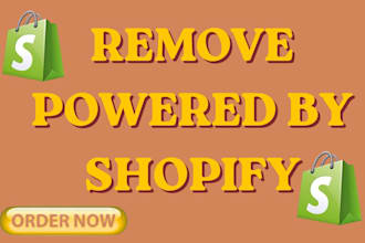 remove powered by shopify from your store footer