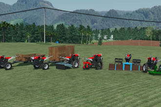 create custom fs25, fs22, fs19, map, machinery, tractor, harvester and equipment