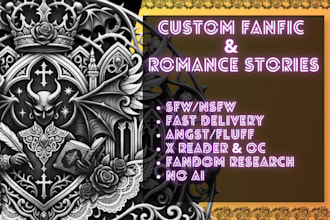 write your custom fanfiction, romance or nsfw stories