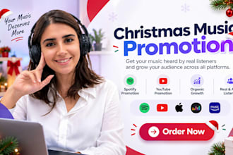 promote your christmas music, holiday songs and spotify playlist promotion