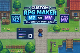 create a custom rpg maker mz or mv plugin for your game