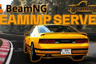 set up beamng drive servers, custom mods, vehicles, maps, tracks and beammp mult