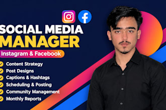 be your social media marketing manager and content creator